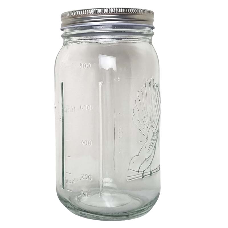 1lit Preserving Jar with Pop Top Lid