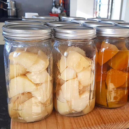 1 Ltr Preserving Jars with dome & band