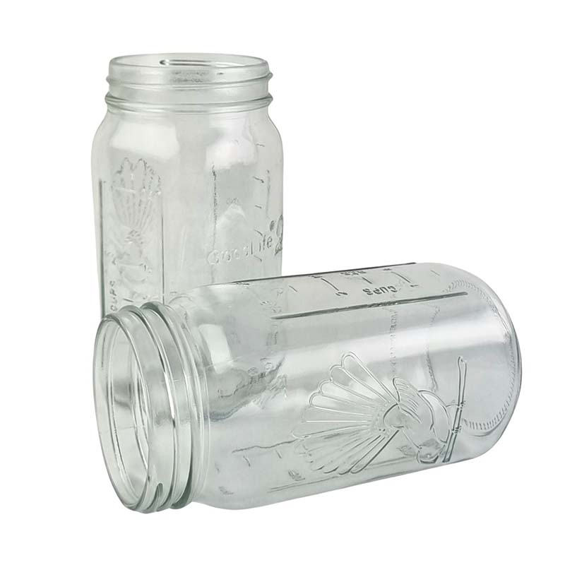 1 Ltr Preserving Jars with dome & band