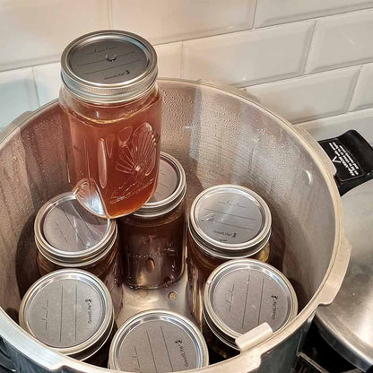 1 Ltr Preserving Jars with dome & band