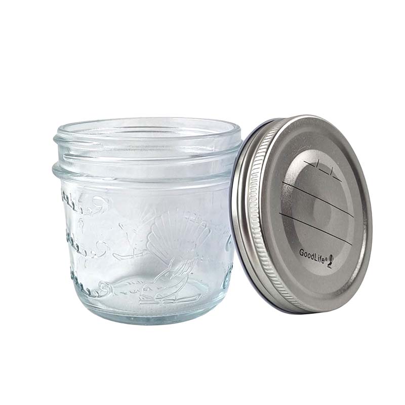 250ml Tapered Preserving Jars with pop top screw on lid