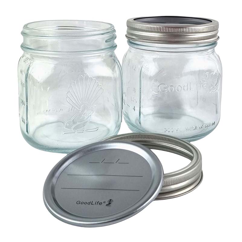 500ml Preserving Jars with dome & band