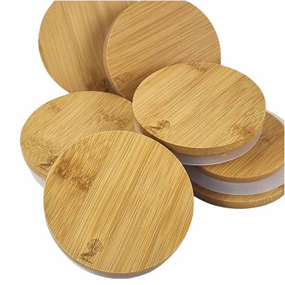 Airtight Bamboo Mason Jar Lid