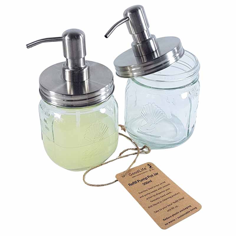 Refill Pump Pot Jar 500ml