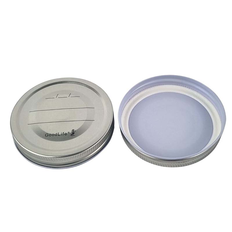 Metal Lids with Fresh Seal Button for preserving & storage 12 Pack