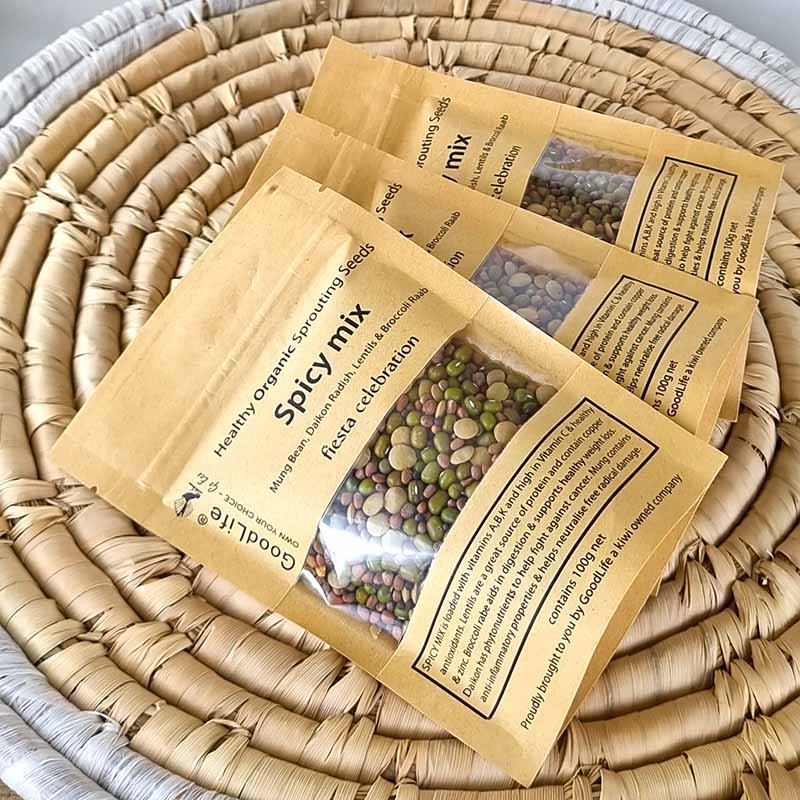 Sprouting Seeds - Spicy Mix 100grm